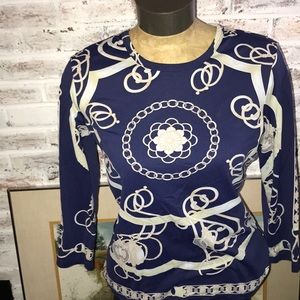 J.McLaughlin 3/4 sleeve top M